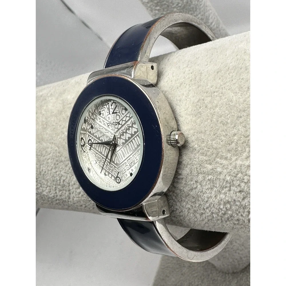 Chico's Ladies Cuff Watch New Battery‎ 34MM 6.5